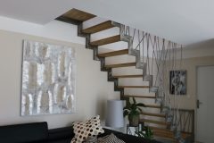 JMV créations - Escalier en fer et en bois