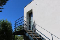 JMV créations - Escalier avec rampe en fer et en bois