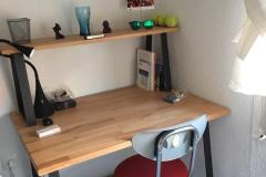 JMV créations - Bureau en fer et en bois